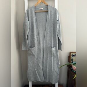 For Thee 100% Cotton Long Cardigan Duster Sweater